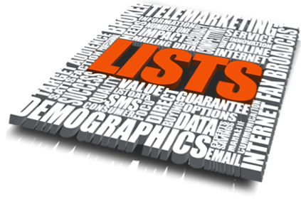 Business Lists | Mailing Lists | List Broker | Fax Lists | Email Lists